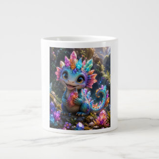 Taza De Café Gigante Germen de Cristal – Arte de Fantasía de Dragón de 