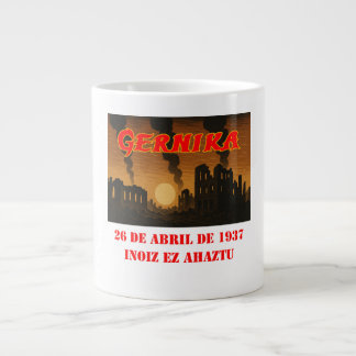 Taza De Café Gigante Gernika - Nunca olviden
