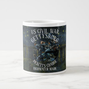 TAZA DE CAFÉ GIGANTE GETTYSBURG GUERRA DE SECESIÓN ESTADOUNIDENSE CARGA
