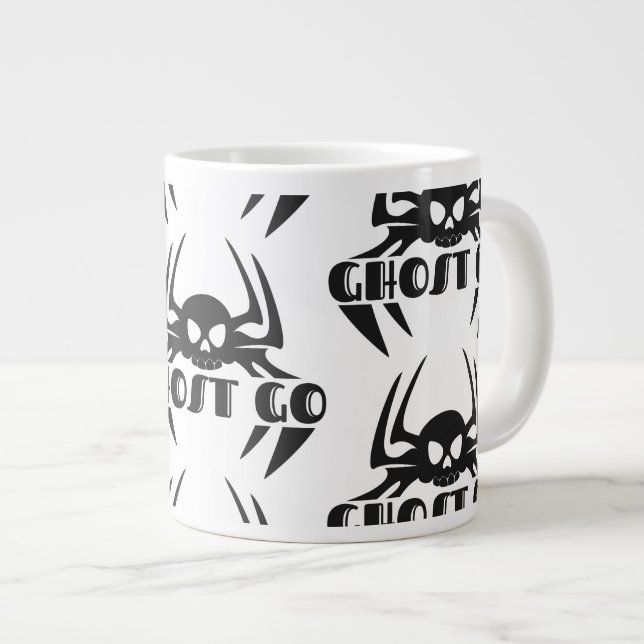 Taza De Café Gigante Ghost Go Spooky Season (Derecha)