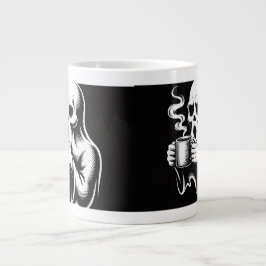 Taza De Café Gigante Ghost Mug Art Design – Spooky Cute Halloween