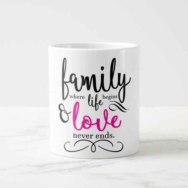 Taza De Café Gigante Gift Jumbo Mug (Frente)