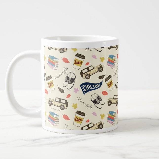 Taza De Café Gigante Gilmore Girls Chilton Fall Pattern (Izquierda)