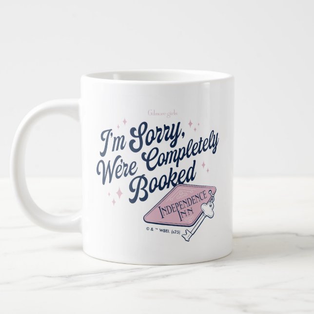 Taza De Café Gigante Gilmore Girls Completely Booked Design (Izquierda)