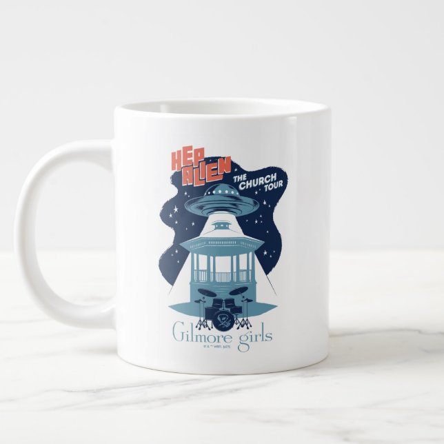Taza De Café Gigante Gilmore Girls Hep Alien Church Tour (Izquierda)