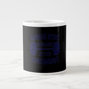 Taza De Café Gigante Gimnasio Garage Construyendo Mejores Homeboetas Gi