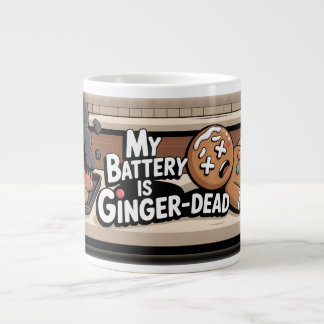 Taza De Café Gigante Ginger-Dead Battery