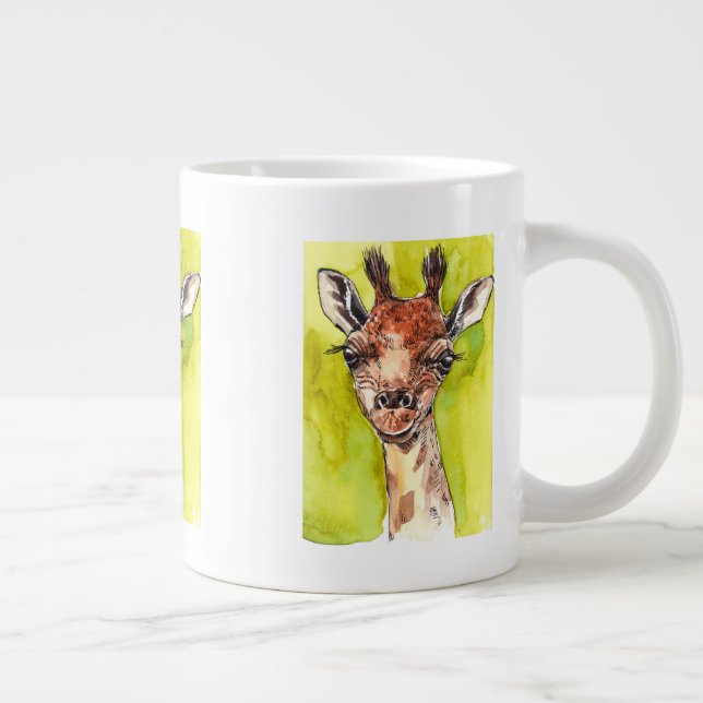 Taza De Café Gigante Giraffe (Derecha)