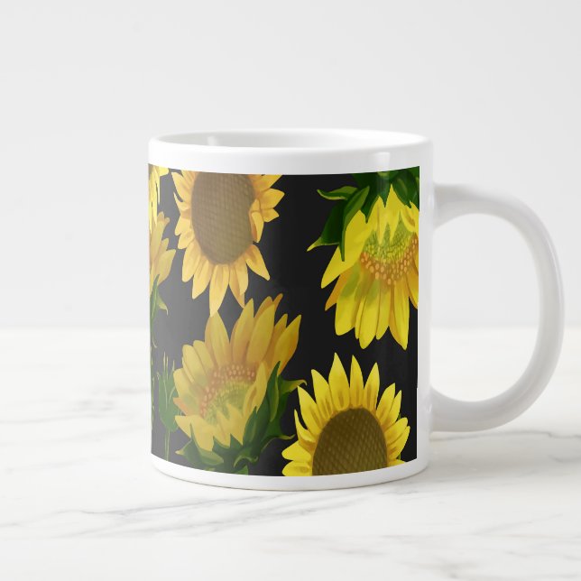 Taza De Café Gigante Girasol (Derecha)