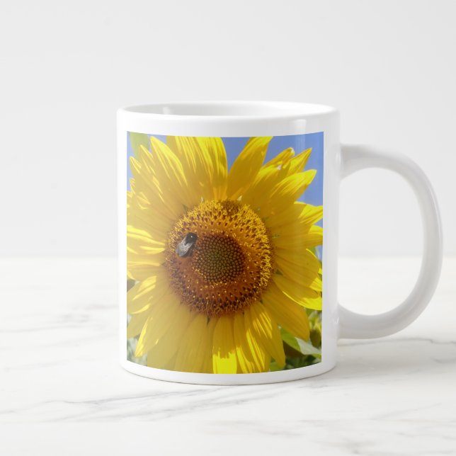 Taza De Café Gigante Girasol amarillo (Derecha)