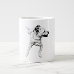 Taza De Café Gigante Giro de calabaza, orejas arriba