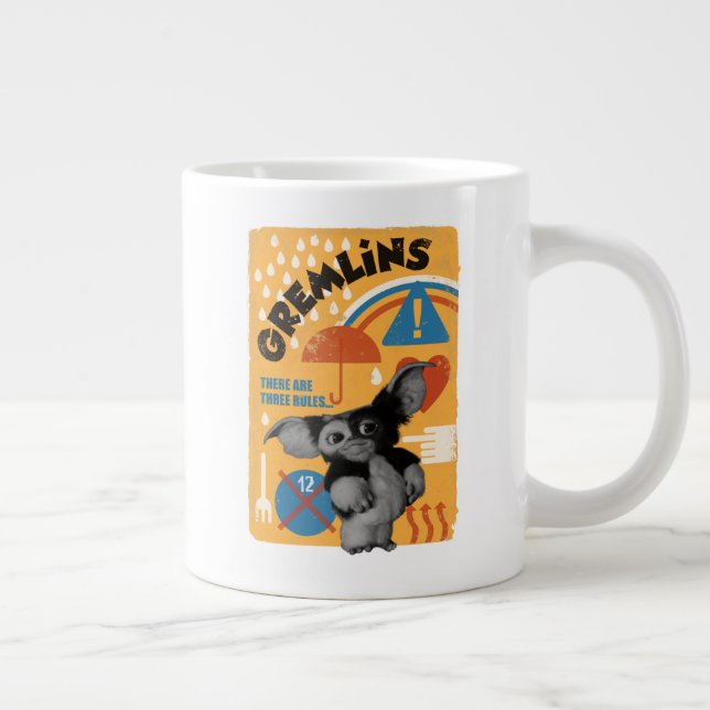 Taza De Café Gigante Gizmo | Hay Tres Reglas (Derecha)