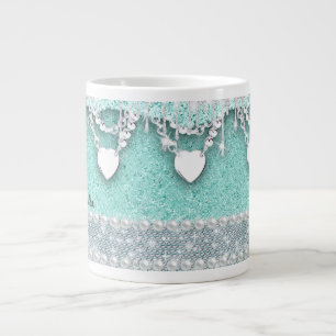 Taza De Café Gigante Glam Sparkle Grunge