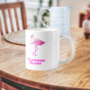 Taza De Café Gigante Gloria de Flamingo