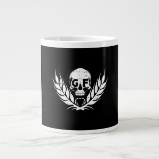 Taza De Café Gigante Gluten Free Guay Skull Warrior Gift