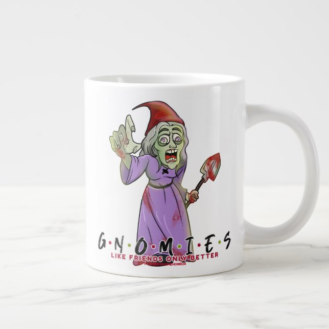 Taza De Café Gigante Gnome Friends Witch Zombie (Derecha)