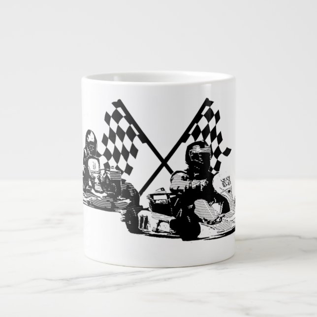 Taza De Café Gigante Go Kart Racers (Frente)