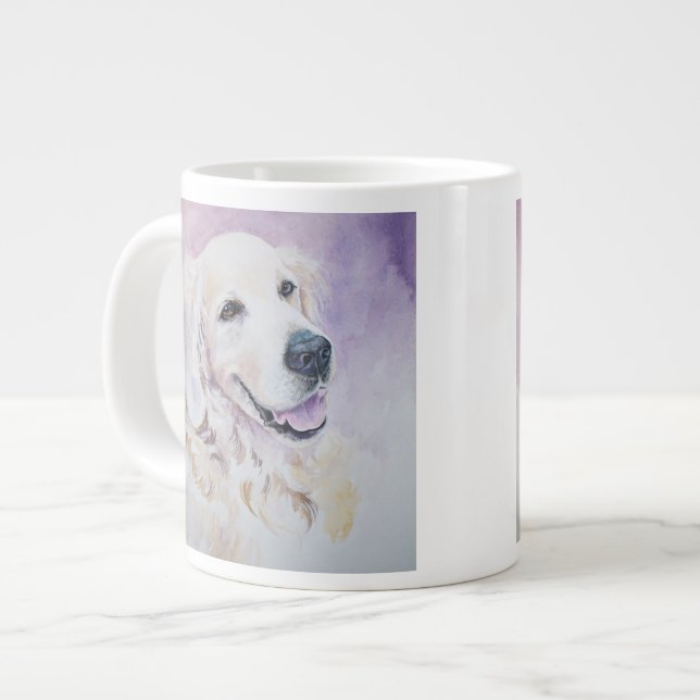 Taza De Café Gigante Golden retriever (Izquierda)