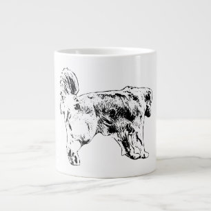 Taza De Café Gigante Golden Retriever Holiday Brew
