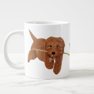Taza De Café Gigante Goldie Golden Doodle