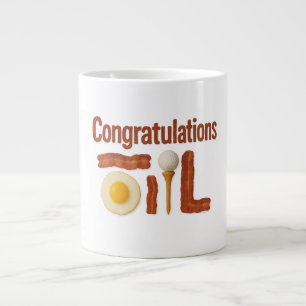 Taza De Café Gigante Golf Felicitaciones Desayuno temático para Golfer