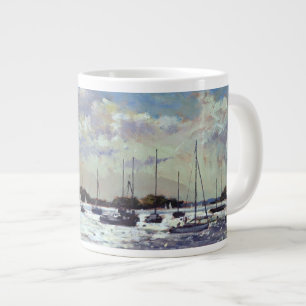 Taza De Café Gigante Golfo ligero de la tarde de Morbihan 2002