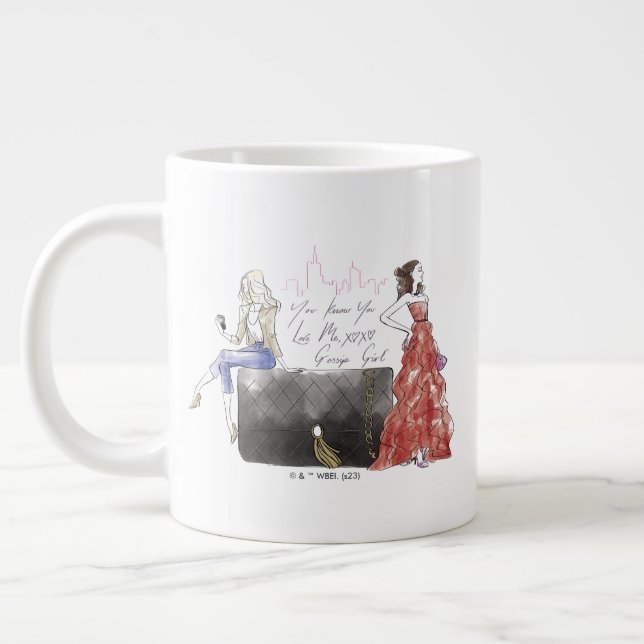 Taza De Café Gigante Gossip Chica - Sabes que me amas (Izquierda)