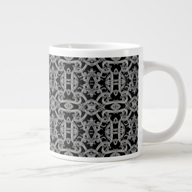 Taza De Café Gigante GOTHIC Big White Mug (Derecha)