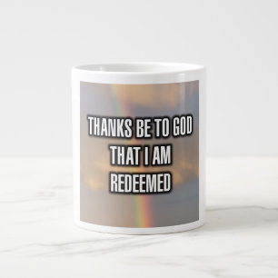 Taza De Café Gigante Gracias A Dios Que Me Restituyen Mug