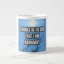 Gracias A Dios Que Soy Abundante Mug
