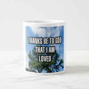 Taza De Café Gigante Gracias A Dios Que Soy Un Mug Amado