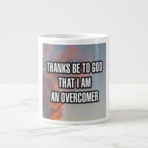 Taza De Café Gigante Gracias A Dios Que Soy Un Mug Excedente