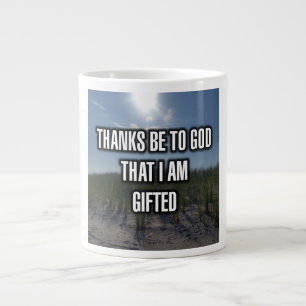 Taza De Café Gigante Gracias A Dios Que Soy Un Mug Gifado