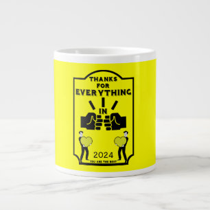 Taza De Café Gigante Gracias Por Los Recursos Humanos