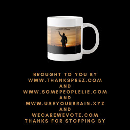 Taza De Café Gigante Gracias Presidente Joe Biden