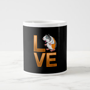 Taza De Café Gigante Graciosa Guinea Cerdo Lover Regalo a mujeres hombr
