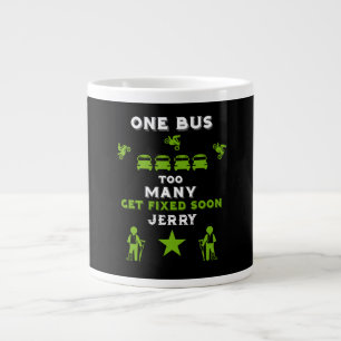 Taza De Café Gigante Graciosa pierna rota se pone bien