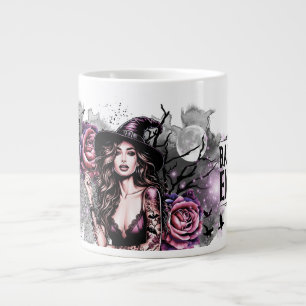 Taza De Café Gigante Graciosa y mala energía de bruja