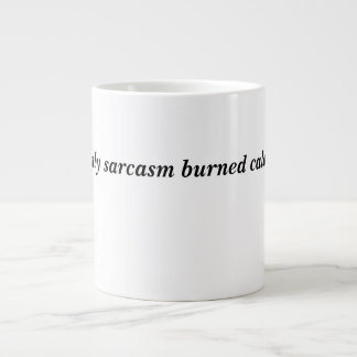 Taza De Café Gigante Gracioso café Mug - Cita sarcástica para mañanas y