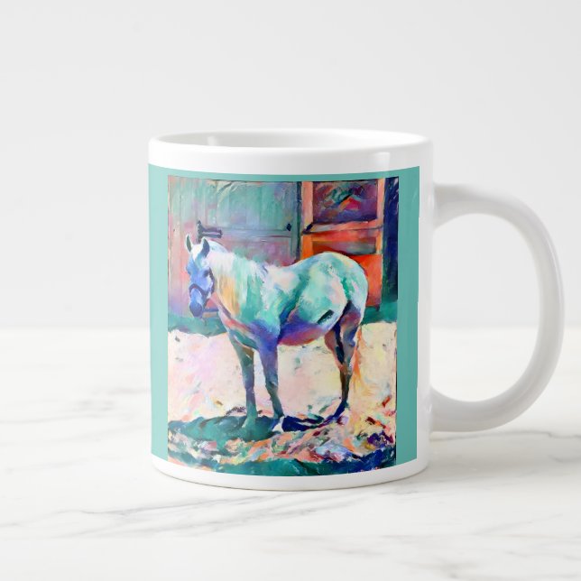 Taza De Café Gigante Gracioso cerdo grande (Derecha)