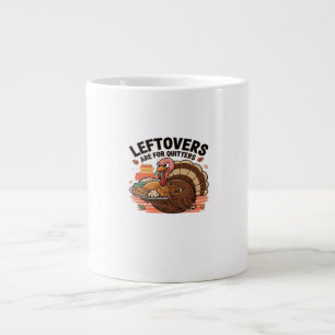 Taza De Café Gigante Gracioso Día De Acción De Gracias - Las Palabras A