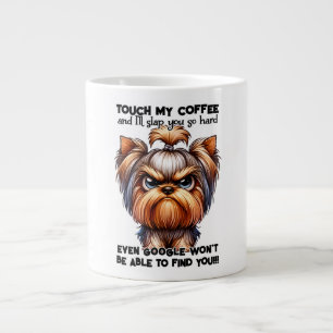 Taza De Café Gigante Gracioso Grumpy Yorkshire Terrier Dog Mug