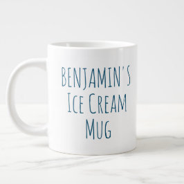 Taza De Café Gigante Gracioso Ice Cream Cita Gag Gift Nombre Personaliz