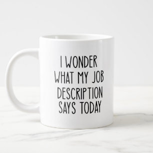 Taza De Café Gigante Gracioso regalo de Office Coworker Funny