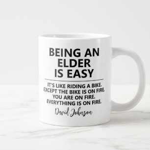 Taza De Café Gigante Gracioso regalo de regalo para adultos mayores JW 