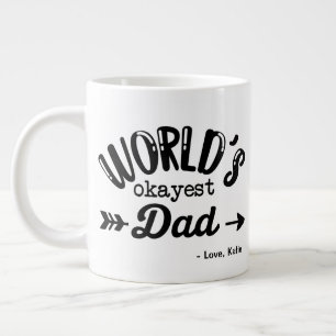 Taza De Café Gigante Gracioso regalo del Día del Padres, el café de pap