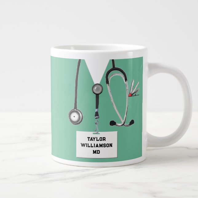 Taza De Café Gigante Gracioso regalo Médico (Derecha)