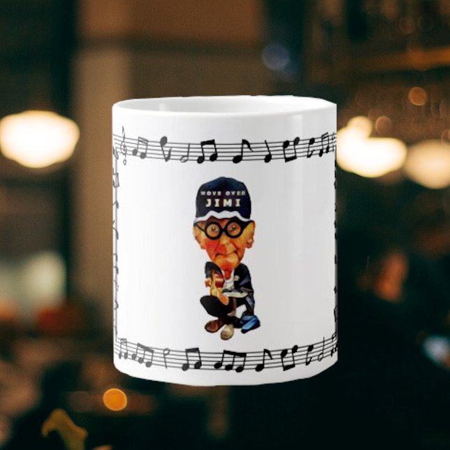 Taza De Café Gigante Gracioso viejo Guitar Mug (Subido por el creador)