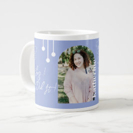 Taza De Café Gigante Graduación Simple Foliage Photo Lavender
