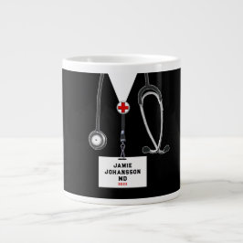 Taza De Café Gigante Graduado de Facultad de Medicina